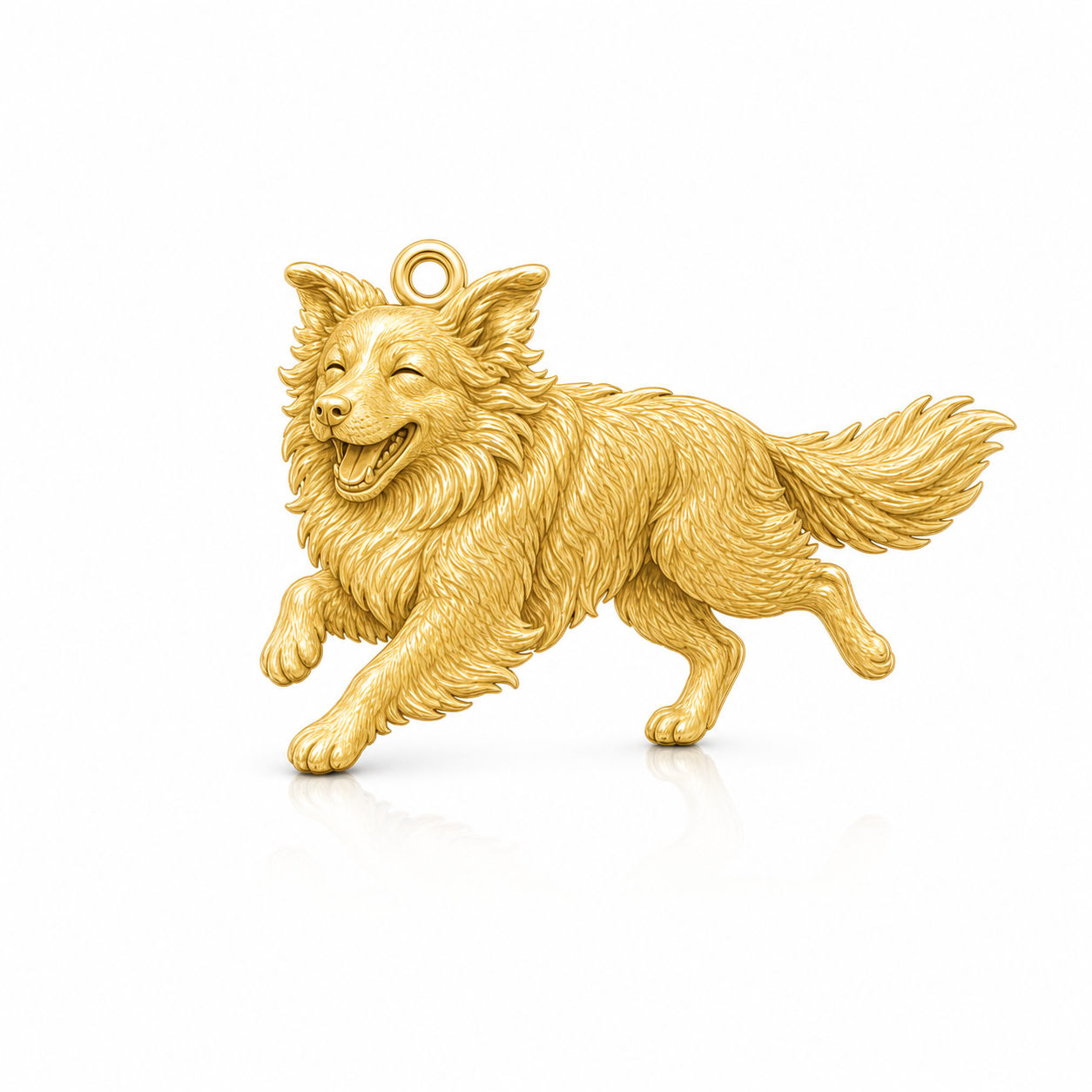 Soulyshine Border Collie rough coat Personalized Pet Companion Charm Only