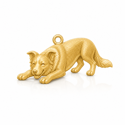 Soulyshine Border Collie smooth coat Personalized Pet Companion Charm Only