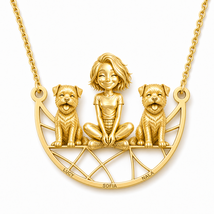 Border Terrier - 18K Gold Vermeil - 1st