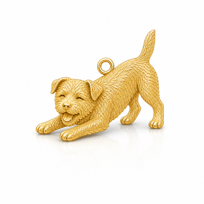 Soulyshine Border Terrier Personalized Pet Companion Charm Only