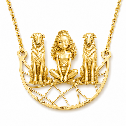 Borzoi - 18K Gold Vermeil - 1st