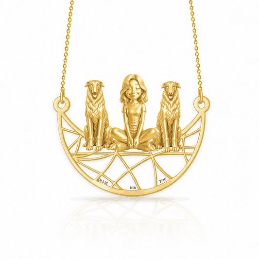 Borzoi - 18K Gold Vermeil - 1st
