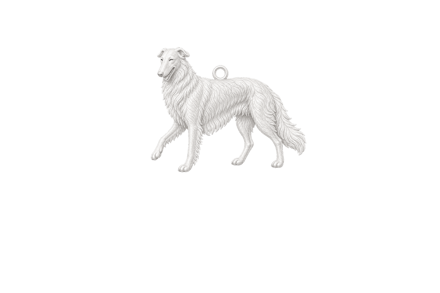 Soulyshine Borzoi Little Love Charm Only - Image 1