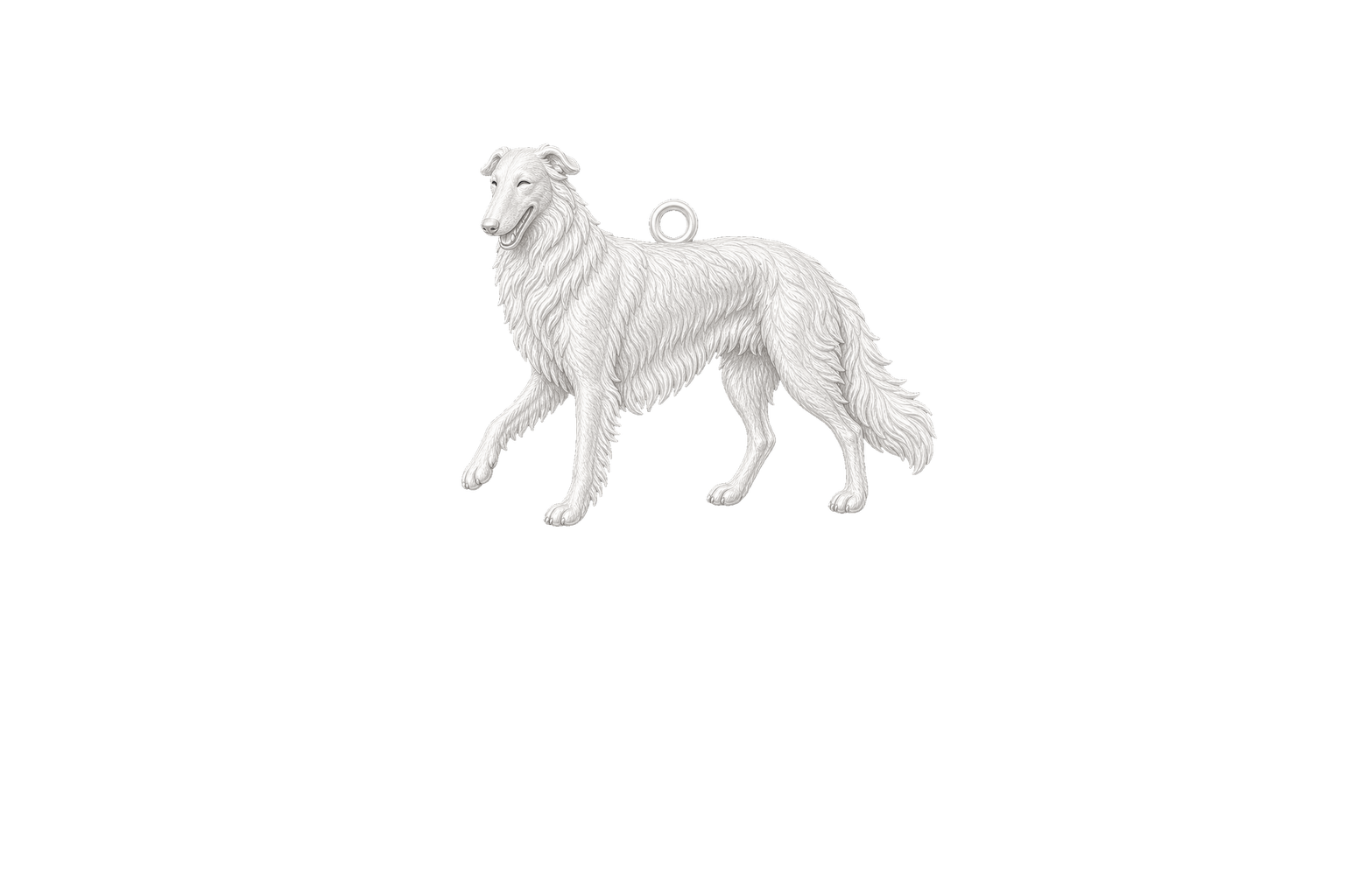 Soulyshine Borzoi Little Love Charm Only - Image 1