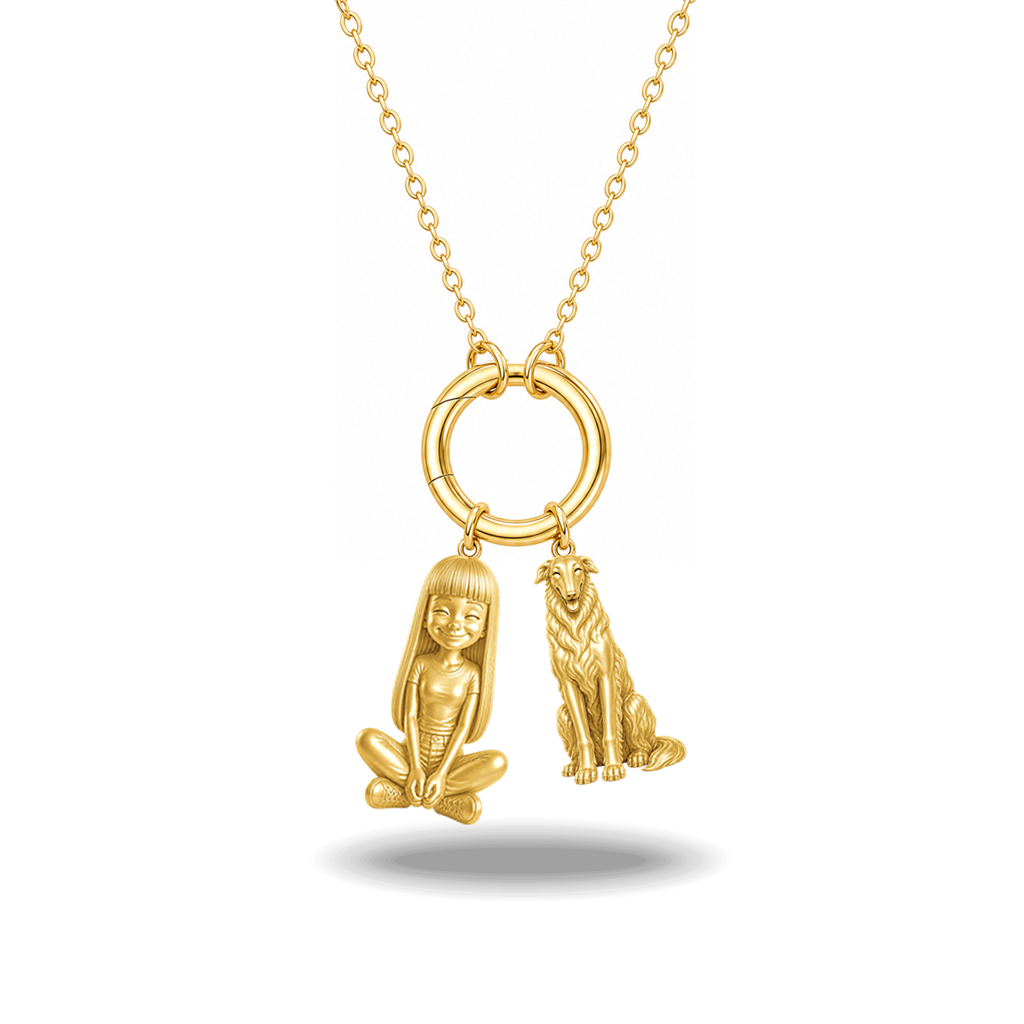 Borzoi - 18K Gold Vermeil - 1st