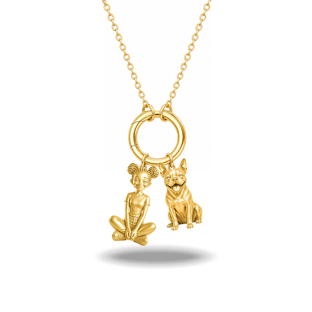 Boston Terrier - 18K Gold Vermeil - 1st