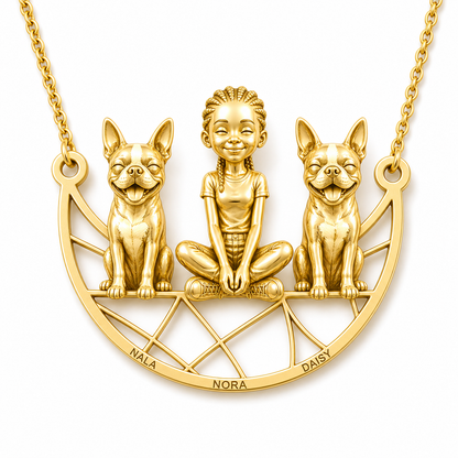 Boston Terrier - 18K Gold Vermeil - 1st