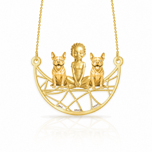 Boston Terrier - 18K Gold Vermeil - 1st