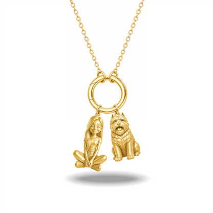 Bouvier des Flandres - 18K Gold Vermeil - 1st