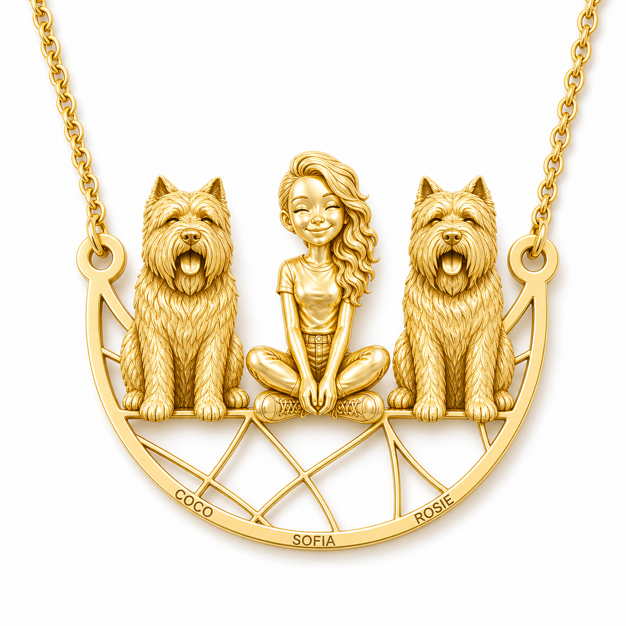 Bouvier des Flandres - 18K Gold Vermeil - 1st