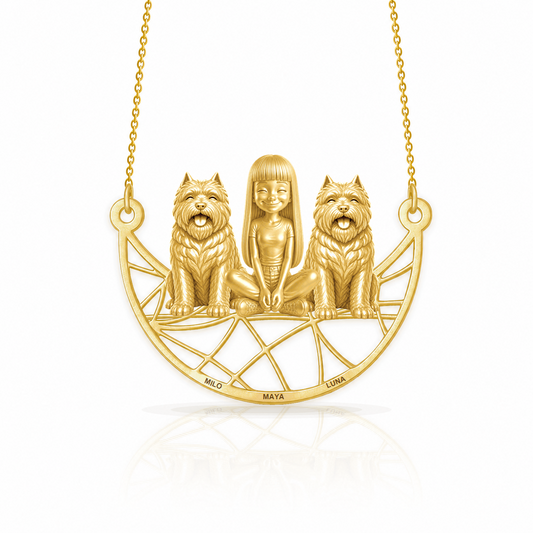 Soulyshine Bouvier des Flandres personalized companion necklace
