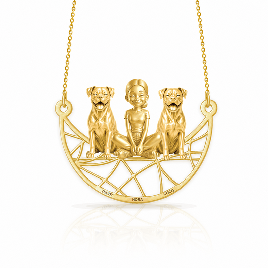 Soulyshine Boxer personalized companion necklace