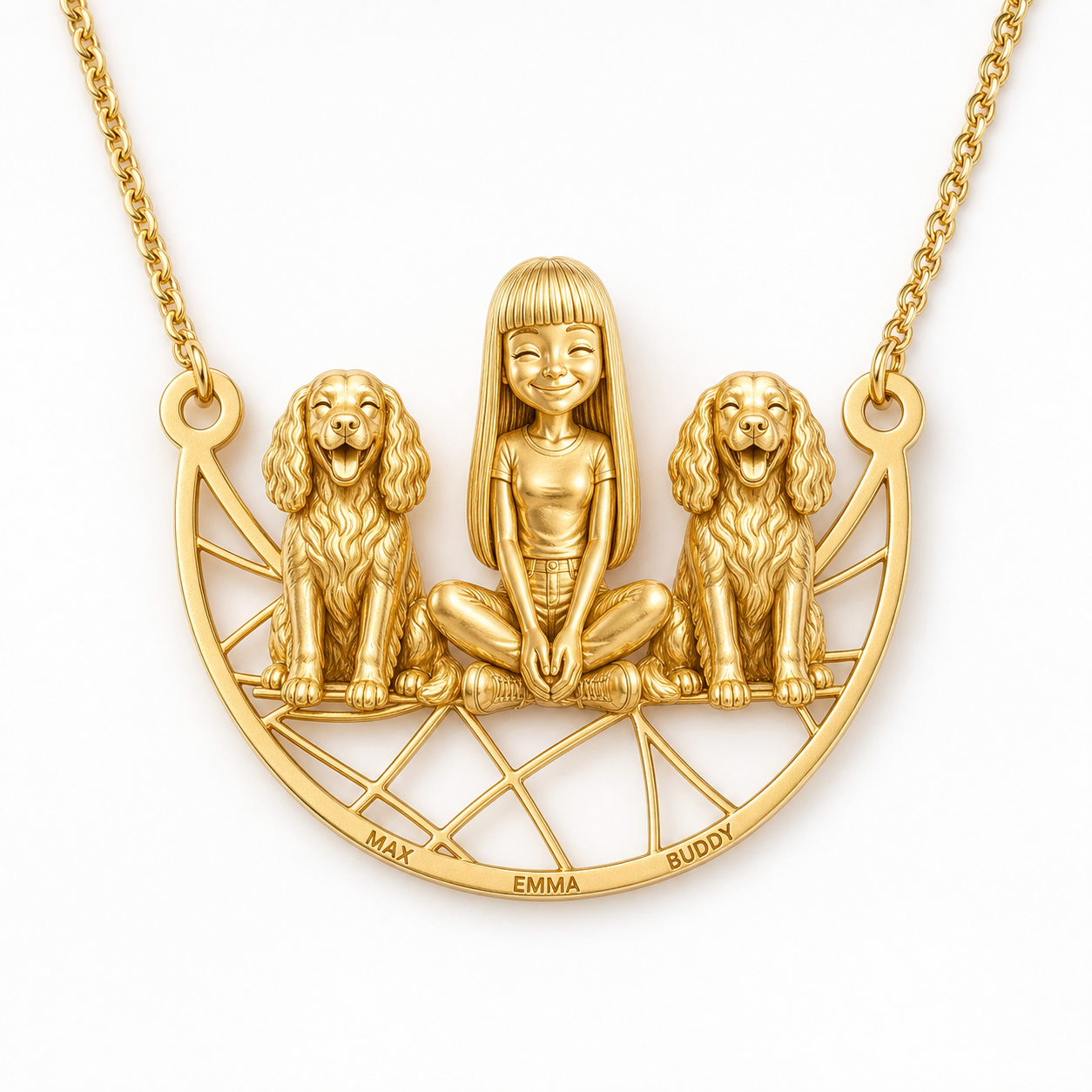 Boykin Spaniel - 18K Gold Vermeil - 1st
