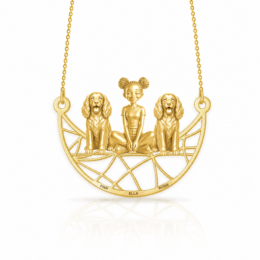 Soulyshine Boykin Spaniel personalized companion necklace