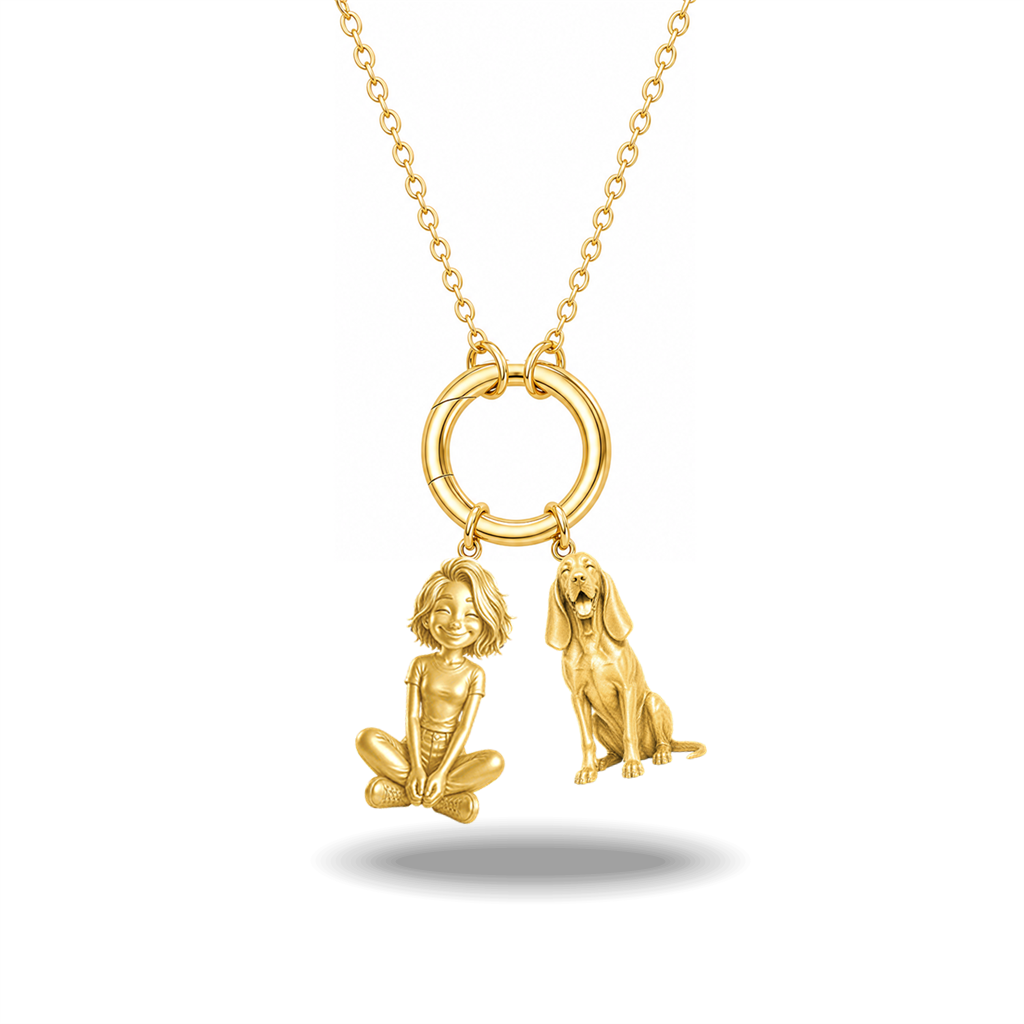 Bracco Italiano - 18K Gold Vermeil - 1st