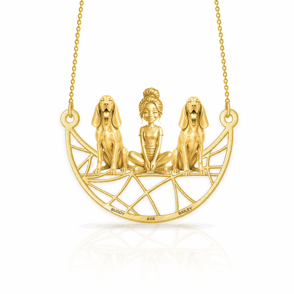 Soulyshine Bracco Italiano personalized companion necklace