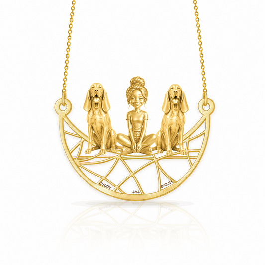 Bracco Italiano - 18K Gold Vermeil - 1st