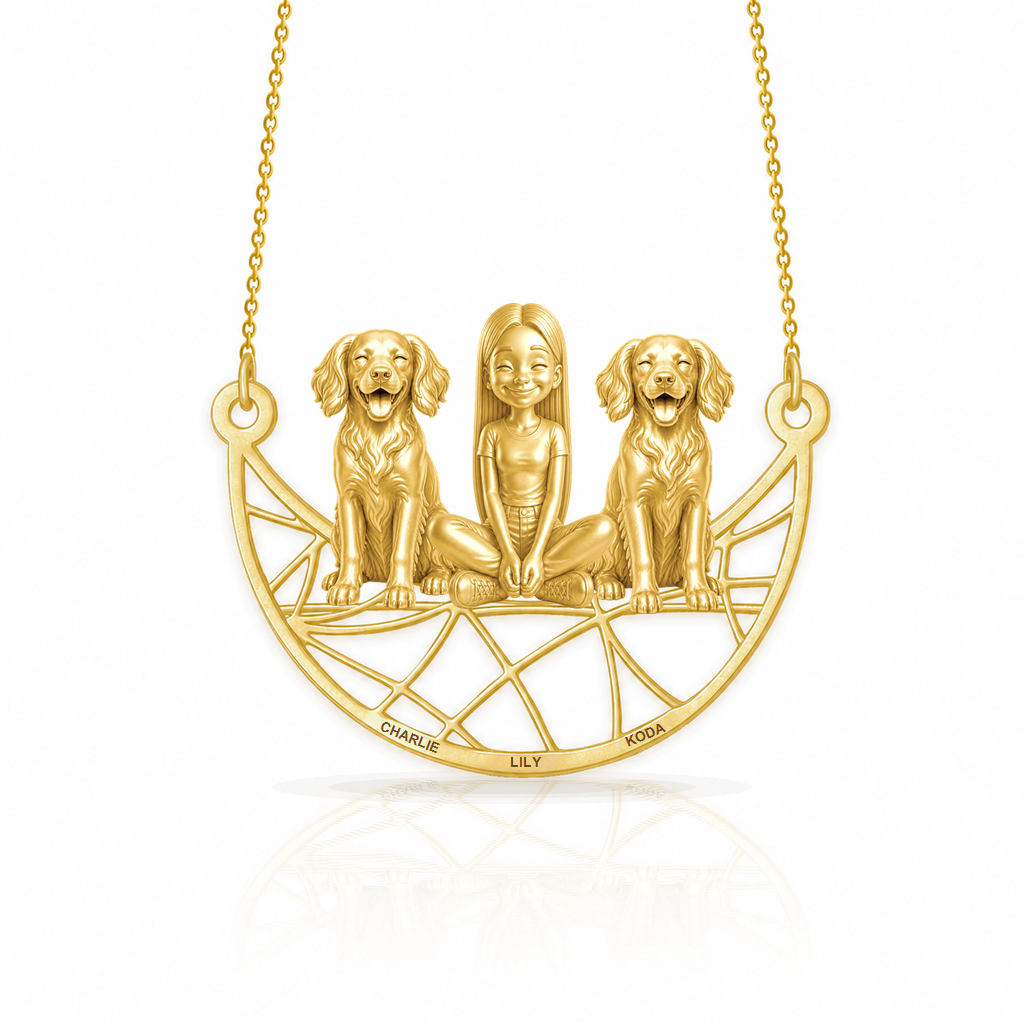 Soulyshine Brittany personalized companion necklace