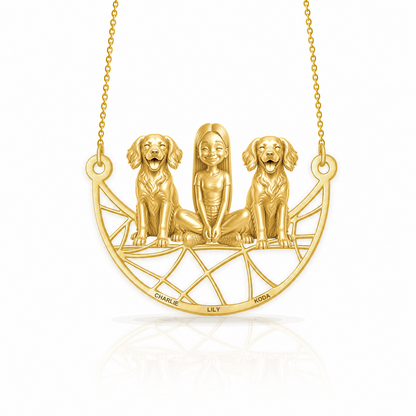 Soulyshine Brittany personalized companion necklace