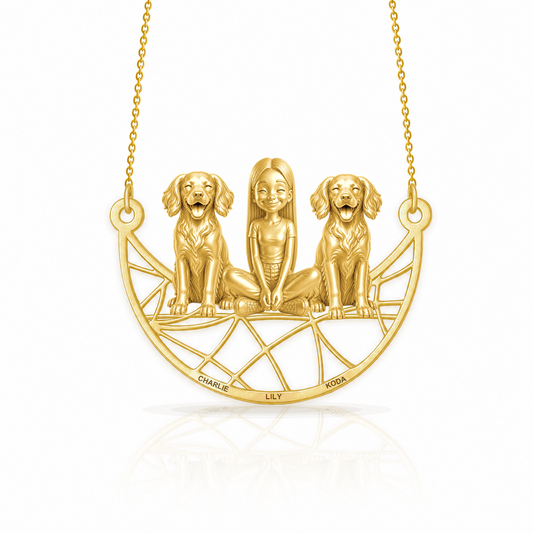 Soulyshine Brittany personalized companion necklace