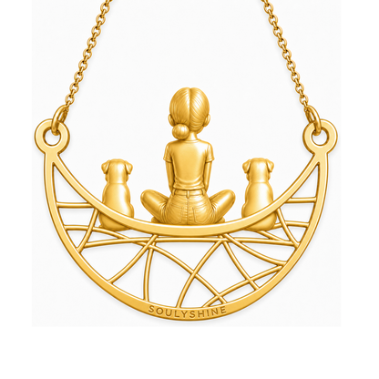 Brussels Griffon - rough coat - 18K Gold Vermeil - 2nd