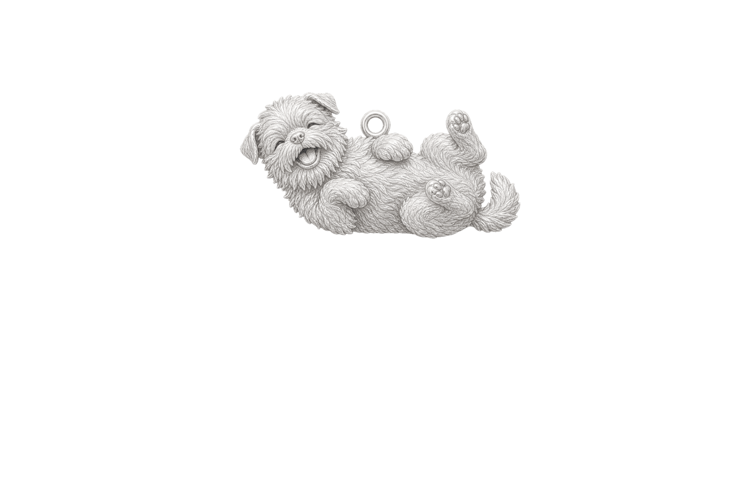 Soulyshine Brussels Griffon rough coat Little Love Charm Only - Image 1