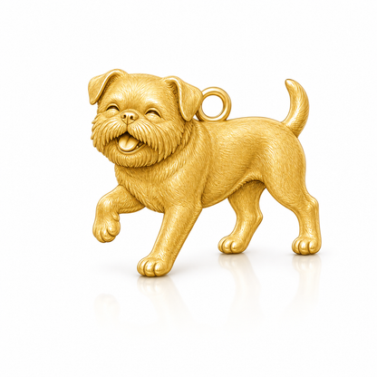 Soulyshine Brussels Griffon smooth coat Personalized Pet Companion Charm Only
