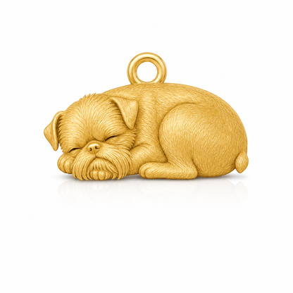 Soulyshine Brussels Griffon smooth coat Personalized Pet Companion Charm Only