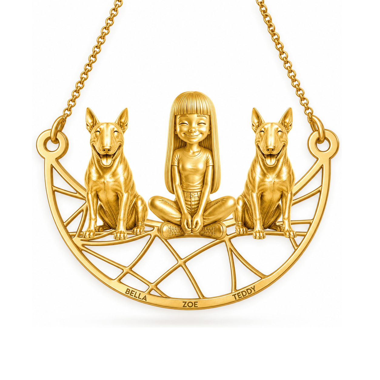 Bull Terrier - 18K Gold Vermeil - 1st
