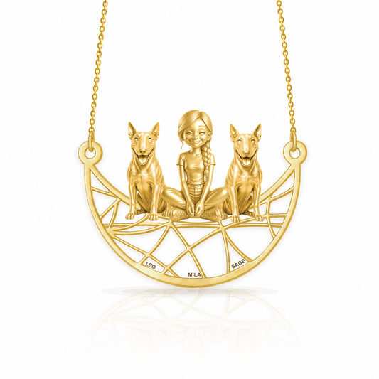 Bull Terrier - 18K Gold Vermeil - 1st