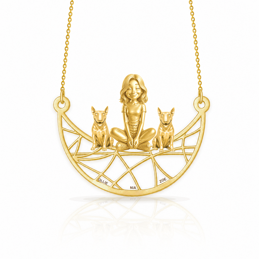 Bull Terrier Miniature - 18K Gold Vermeil - 1st
