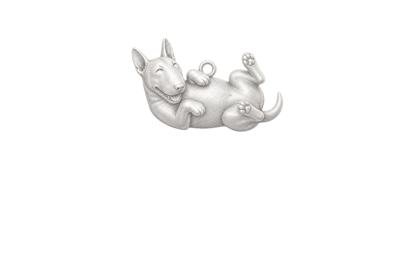 Soulyshine Bull Terrier Miniature Little Love Charm Only - Image 1