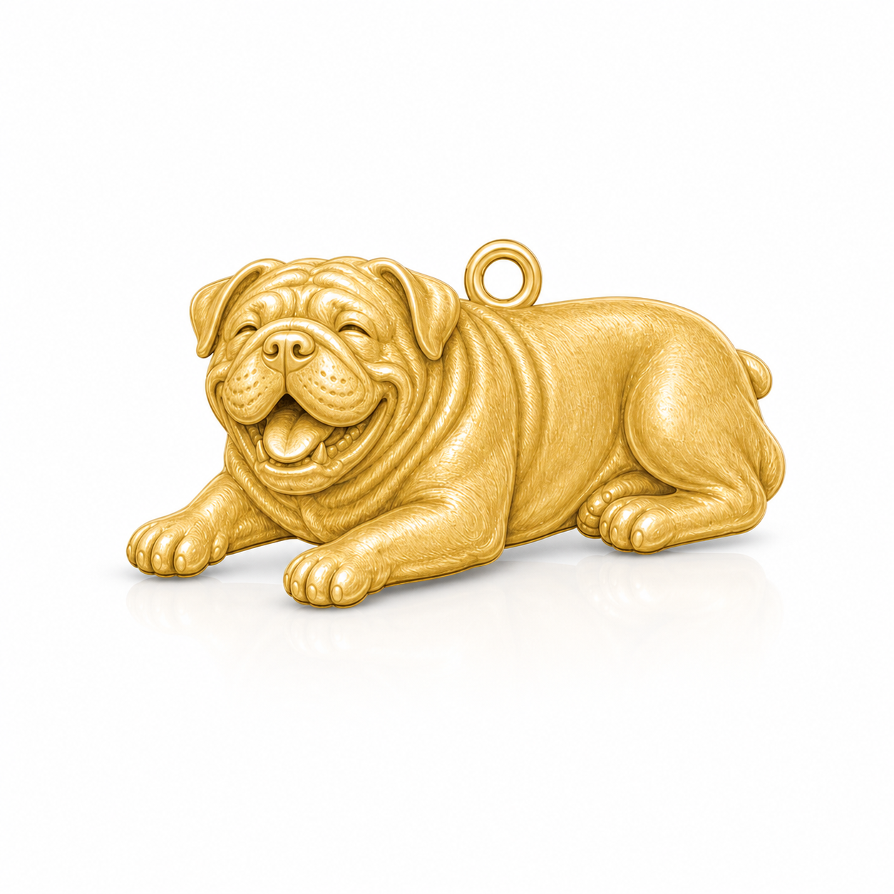 Soulyshine Bulldog Personalized Pet Companion Charm Only