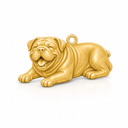 Soulyshine Bulldog Personalized Pet Companion Charm Only