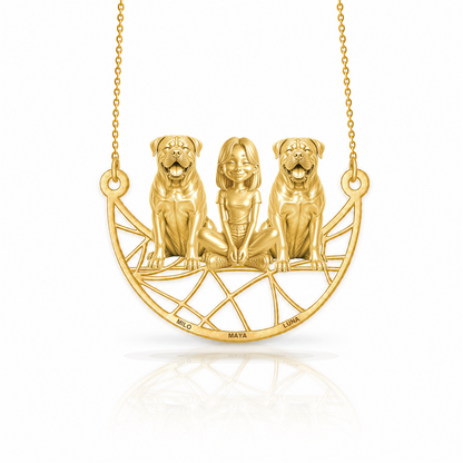 Bullmastiff - 18K Gold Vermeil - 1st
