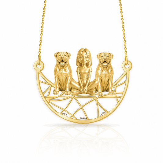 Bullmastiff - 18K Gold Vermeil - 1st