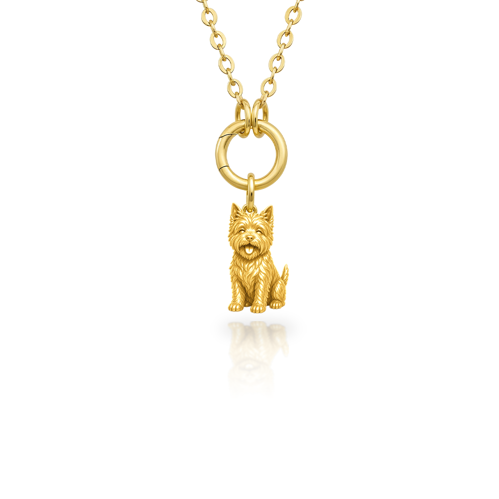 Cairn-Terrier - 18K Gold Vermeil - 1st