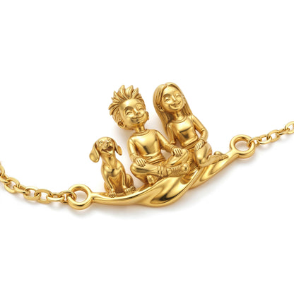 The Loving Home – Family & Pet Portrait Handcrafted Bracelet