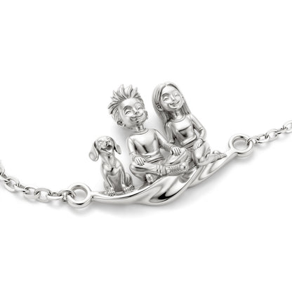 The Loving Home – Family & Pet Portrait Handcrafted Bracelet