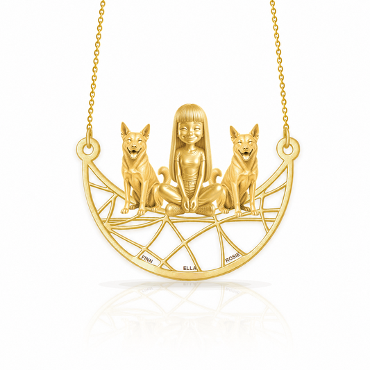 Canaan Dog - 18K Gold Vermeil - 1st