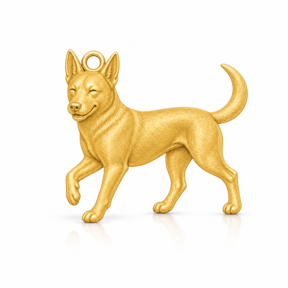 Soulyshine Canaan Dog Personalized Pet Companion Charm Only