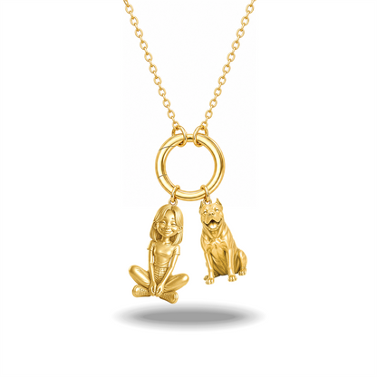Cane Corso - 18K Gold Vermeil - 1st