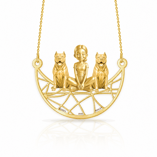 Cane Corso - 18K Gold Vermeil - 1st
