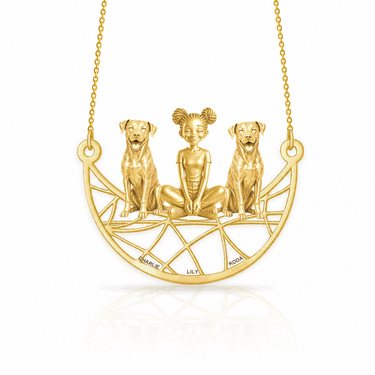 Catahoula Leopard Dog - 18K Gold Vermeil - 1st