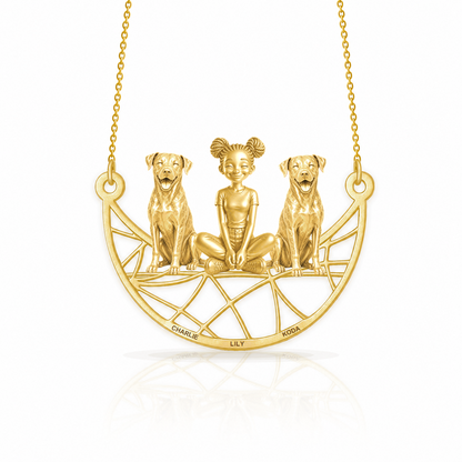 Soulyshine Catahoula Leopard Dog personalized companion necklace