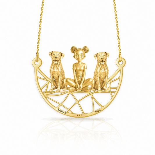 Soulyshine Catahoula Leopard Dog personalized companion necklace