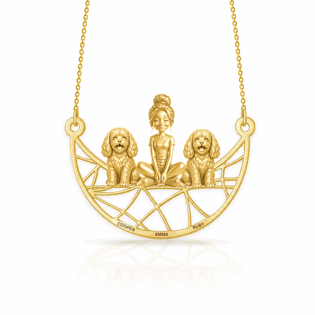 Soulyshine Cavachon personalized companion necklace