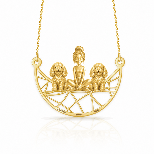 Soulyshine Cavachon personalized companion necklace