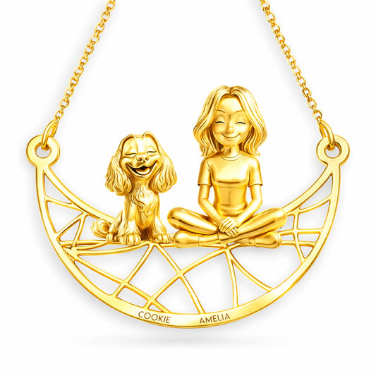Soulyshine Cavalier Signature - Personalized Companion Handcrafted Necklace