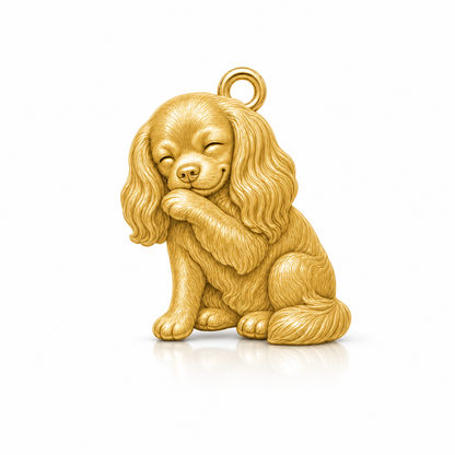 Soulyshine Cavalier King Charles Spaniel Personalized Pet Companion Charm Only
